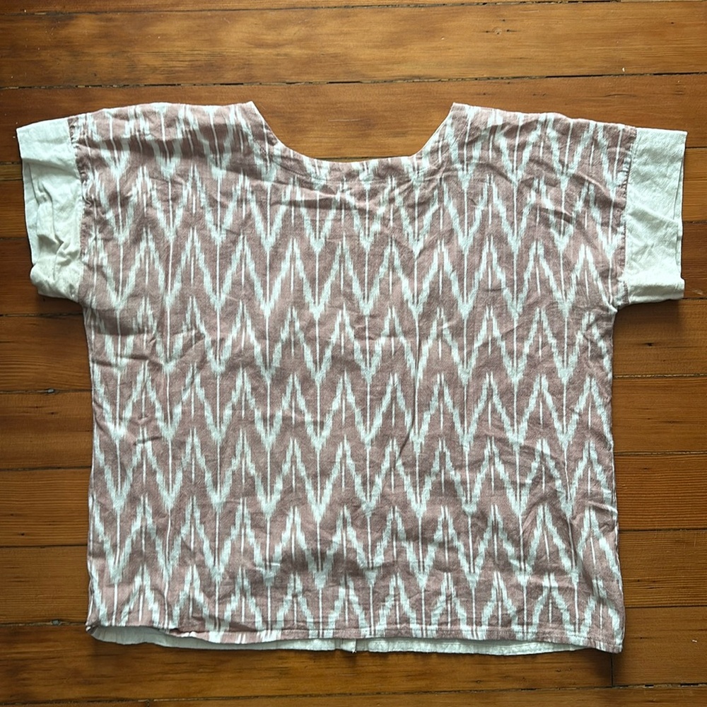 Handwoven reversible top by fair trade company Sseko